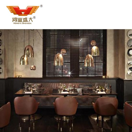 Meubles de restaurant de café à grand prix