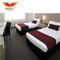 Conception classique de meubles d'hospitalité de chambre à coucher d'hôtel professionnel