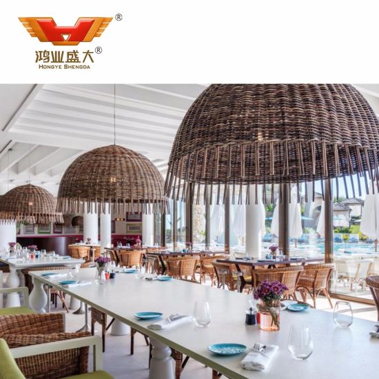 Table et chaise de meubles de restaurant en bois Soild personnalisés pour les cafés