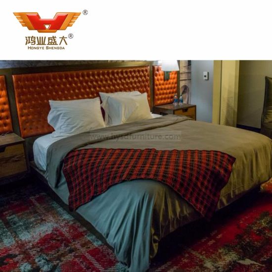 Suite de meubles de chambre à coucher de bureau de chambre d'hôtel de vente chaude