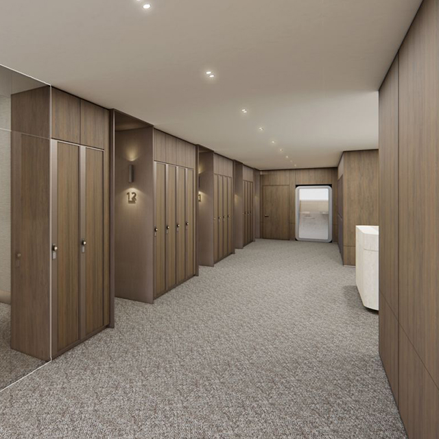 Panneaux muraux acoustiques d'hôtel de meubles de conception d'intérieur