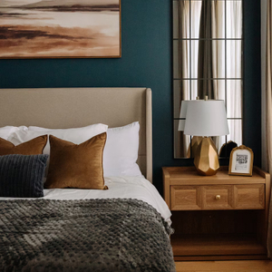 Ensemble de meubles d'appartement minimaliste, ensemble de chambre à coucher pour projets résidentiels