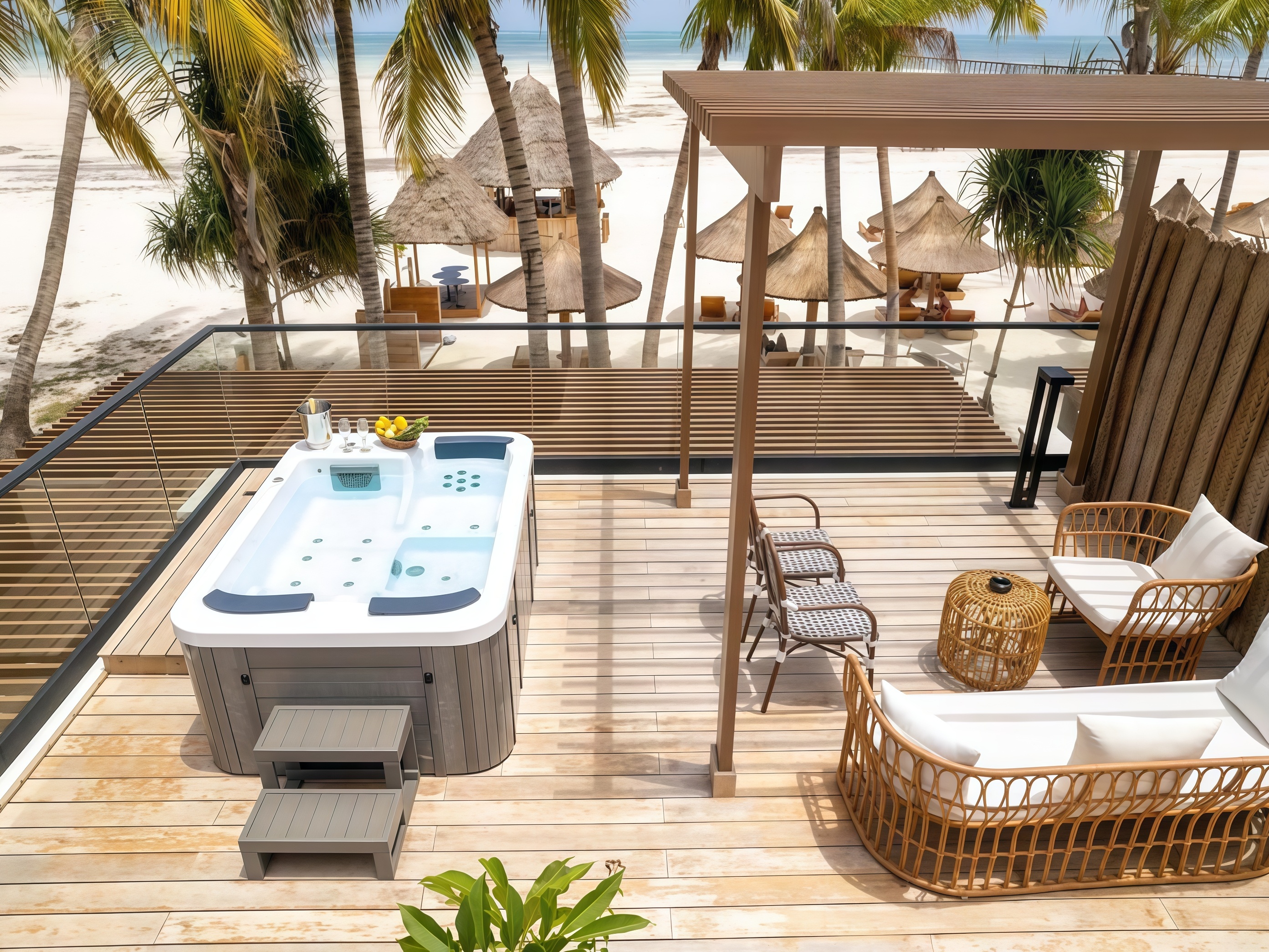 conception de spa de chambre d'amis