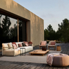 Collection de mobilier d'extérieur d'hôtel de luxe inspirée par un designer pour patio et terrasse