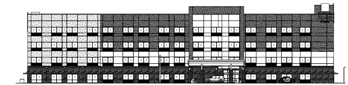 Disposition CAO de meubles d"hôtel pour le projet d"hôtel Holiday Inn
