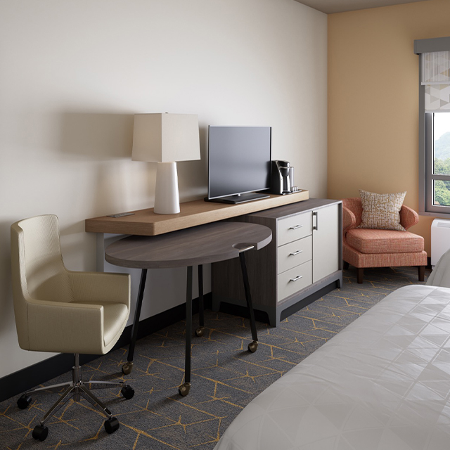 Ensemble de chambre Hilton polyvalent et spacieux