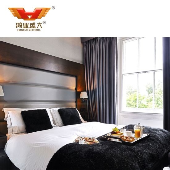 Chambres de meubles à grand prix, lit moderne de luxe pour hôtel