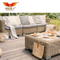 Mobilier extérieur de jardin de salon d'hôtel moderne de luxe