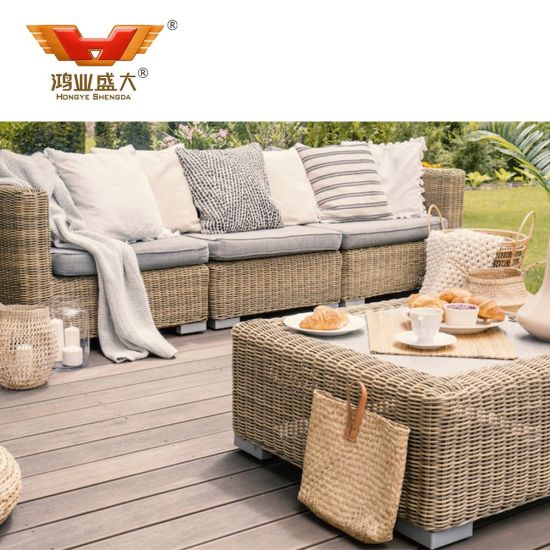 Mobilier extérieur de jardin de salon d'hôtel moderne de luxe
