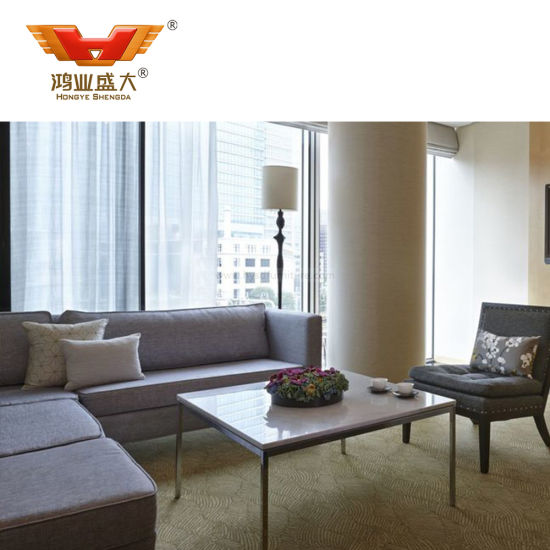 Chambre d'hôtel commerciale personnalisée, meubles de chambre double 5 étoiles