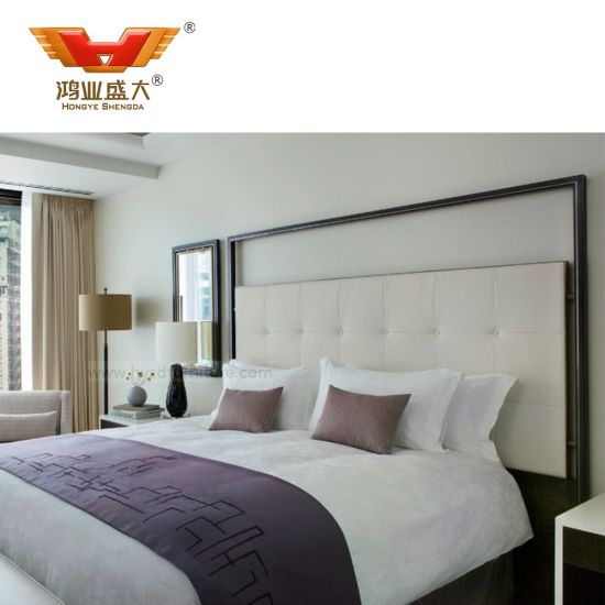 Meubles d'hôtel sur mesure, lit double 5 étoiles