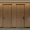 Porte de chambre d'hôtel en bois insonorisée pour les suites de chambres d'hôtes