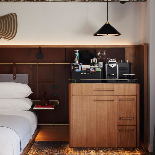 Mini-bar personnalisé en usine pour chambre d'hôtel