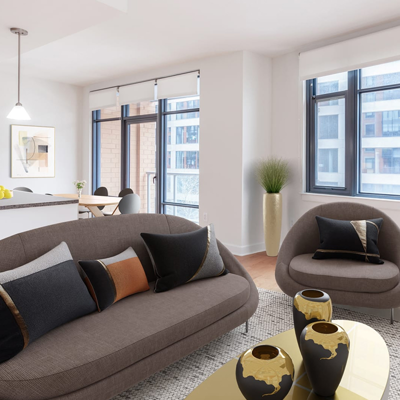 Mobilier d'agrément résidentiel Solutions intérieures modulaires peu encombrantes