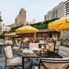 Ensemble de meubles de restaurant d'hôtel en marbre personnalisé