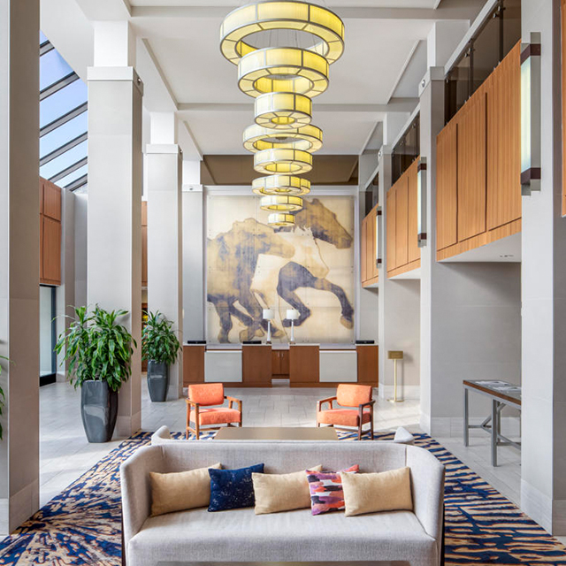 Meubles de hall d'hôtel Hilton d'hospitalité 5 étoiles