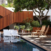 Collection de mobilier d'extérieur d'hôtel de luxe inspirée par un designer pour patio et terrasse