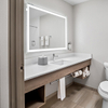 Vanité de salle de bain Signia compacte et moderne