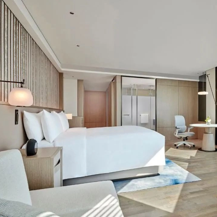 Ensemble de meubles de chambre à coucher de suite d'hôtel personnalisé