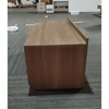 Banc à bagages d'hôtel en bois avec rangement
