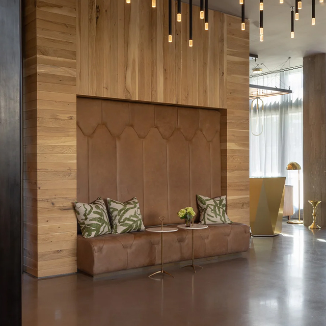 Wilson Associates Hospitality Conception de panneaux muraux en bois
