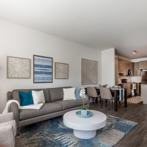 Solutions de mobilier d'intérieur Ensembles de meubles d'appartement de studio entièrement meublés du milieu du siècle
