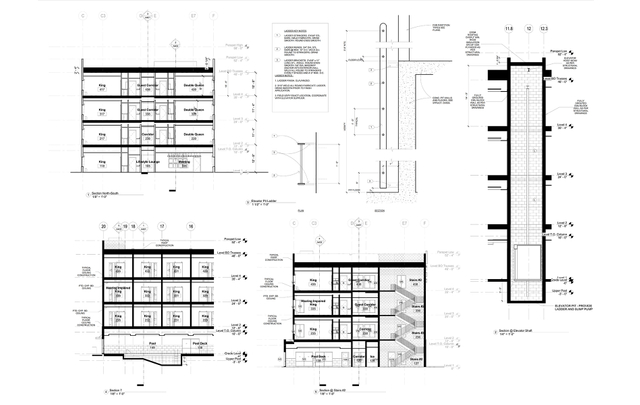 planification de l"espace de mobilier d"hôtel et aménagement des chambres pour le projet d"hospitalité Holiday Inn
