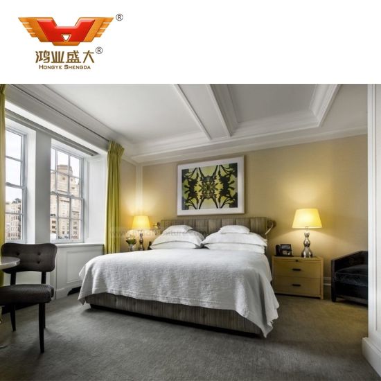 Ensemble de meubles de chambre à coucher royale en bois d'hôtel 5 étoiles