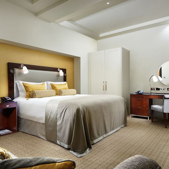 Meubles de chambre à coucher, lit Double simple, meubles de chambre d'hôtel utilisés de luxe modernes
