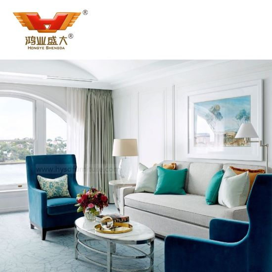 Luxe fait sur commande de meubles de chambre à coucher modernes d'hôtel de budget
