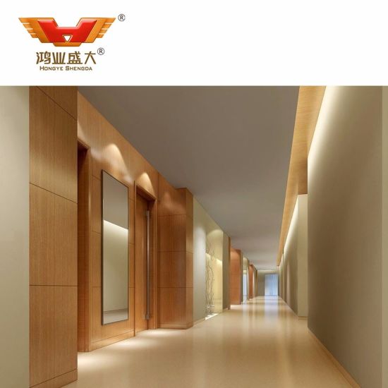 Panneau de décoration murale en bois moderne de luxe pour hôtel