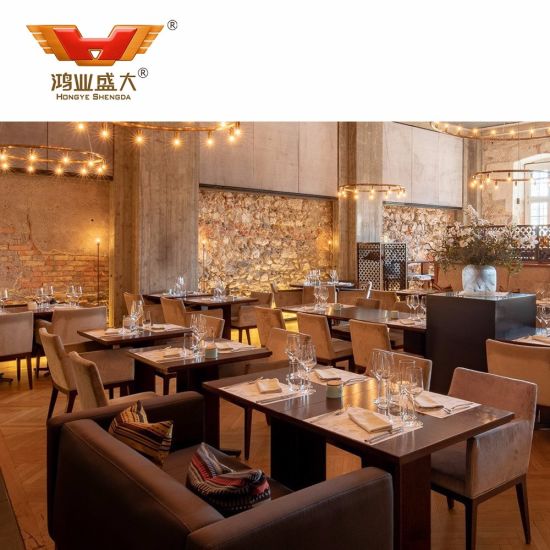 Meubles de restaurant rétro de salon d'hôtel sur mesure