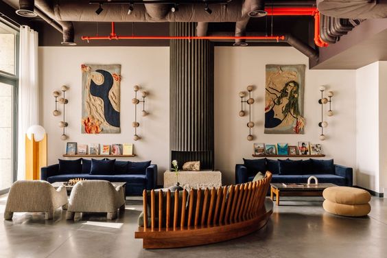 design d'int&eacute;rieur &eacute;clectique