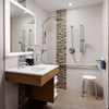 Meubles de meuble-lavabo muraux pour salle de bains, meubles FF&E pour hôtel