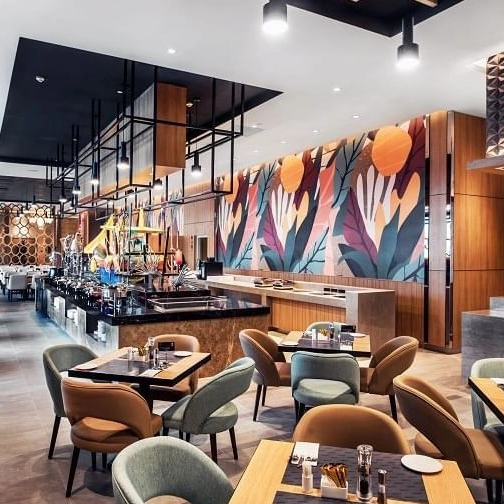 Mobilier de restaurant d'hôtellerie commerciale de design d'intérieur
