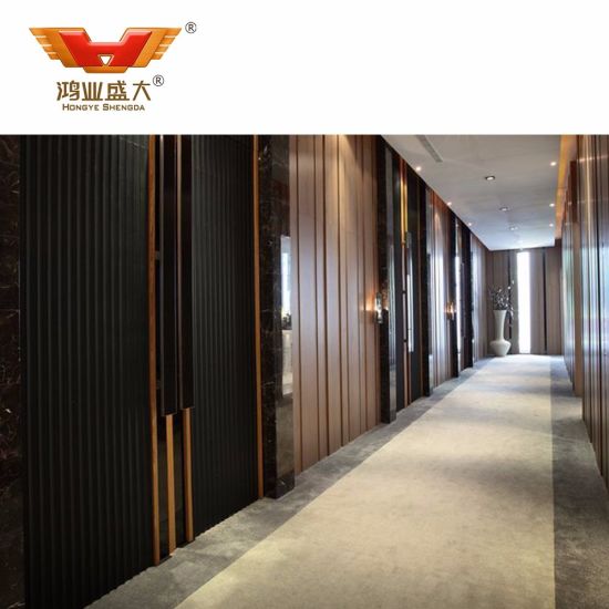 Mur en bois 5 étoiles de meubles d'hôtel modernes
