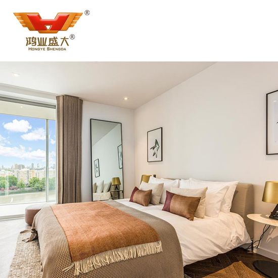 Nouveau modèle professionnel de meubles de chambre à coucher pour hôtel de villégiature
