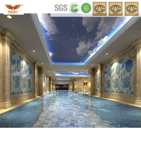 Panneau de revêtement mural de couloir pour meubles de contrat intérieurs de bureau et d'hôtel 5 étoiles modernes