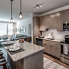 Solutions de mobilier d'intérieur Ensembles de meubles d'appartement de studio entièrement meublés du milieu du siècle