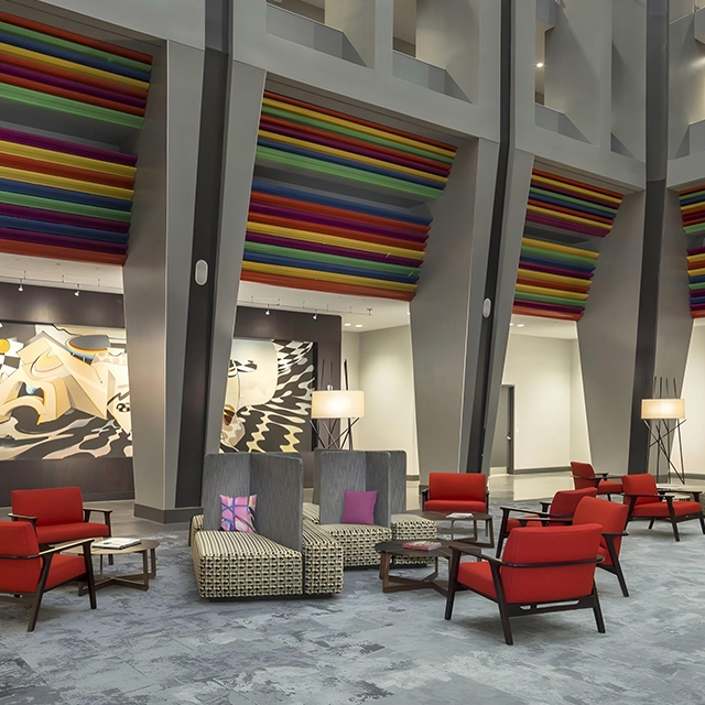 Mobilier public d'hôtel de design d'intérieur Hba