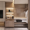 Dernier meuble de mini-bar d'hôtel de conception pour chambre d'amis