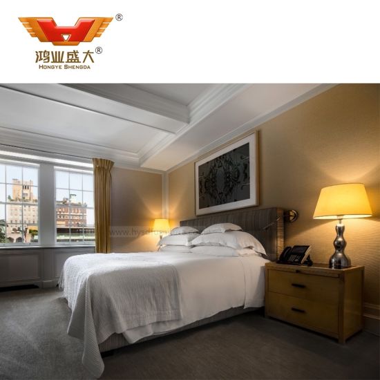 Chambres de meubles à grand prix, lit moderne de luxe pour hôtel