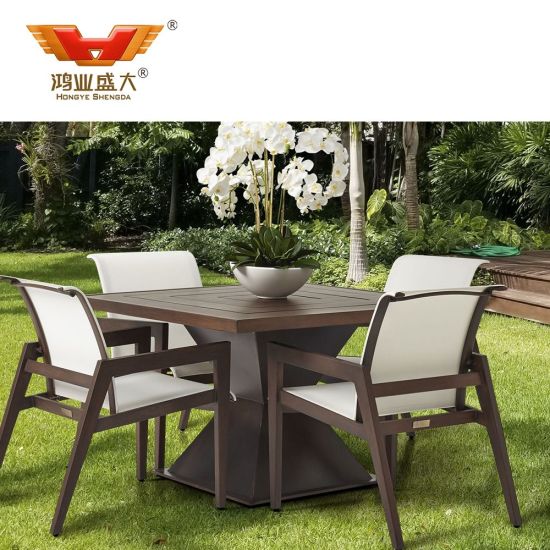 Mobilier de jardin d'hôtel moderne