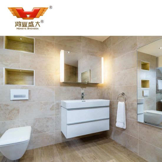 Meubles en bois massif 5 étoiles, vanité de salle de bains d'hôtel de luxe