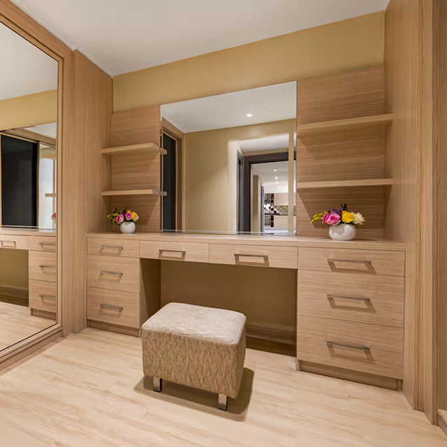 Chambre à coucher d'hôtel de style personnalisé moderne de meubles de suite de luxe