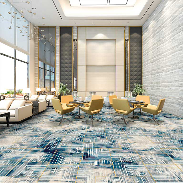 Tapis d'hôtel 5 étoiles de luxe commercial de zone de chambre à coucher de hall