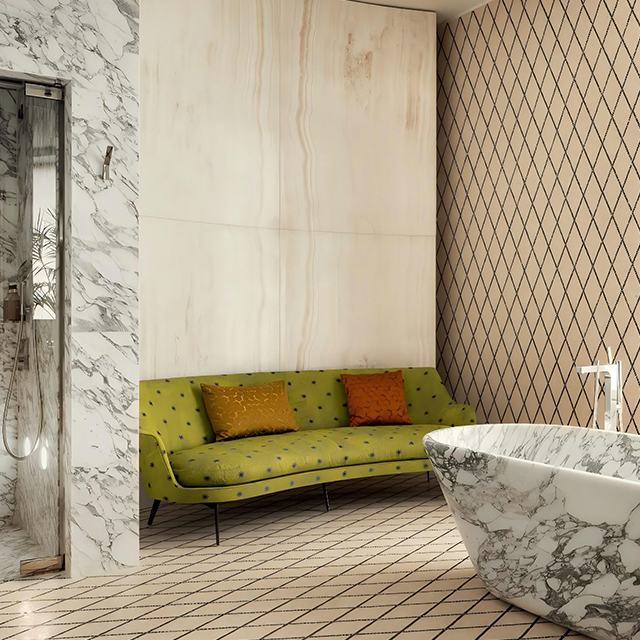 Meubles de luxe de vanité de salle de bains d'hôtel de style italien