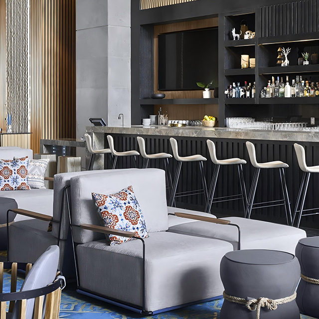Mobilier public d'hôtel de design d'intérieur Hba