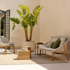 Collection de mobilier d'extérieur d'hôtel de luxe inspirée par un designer pour patio et terrasse