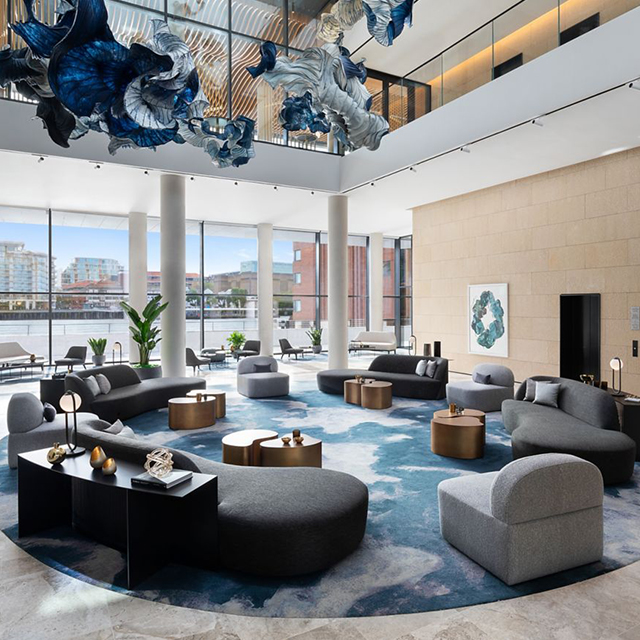 Mobilier de lobby design pour la réception​